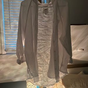 white aerie swimsuit cover up size medium
